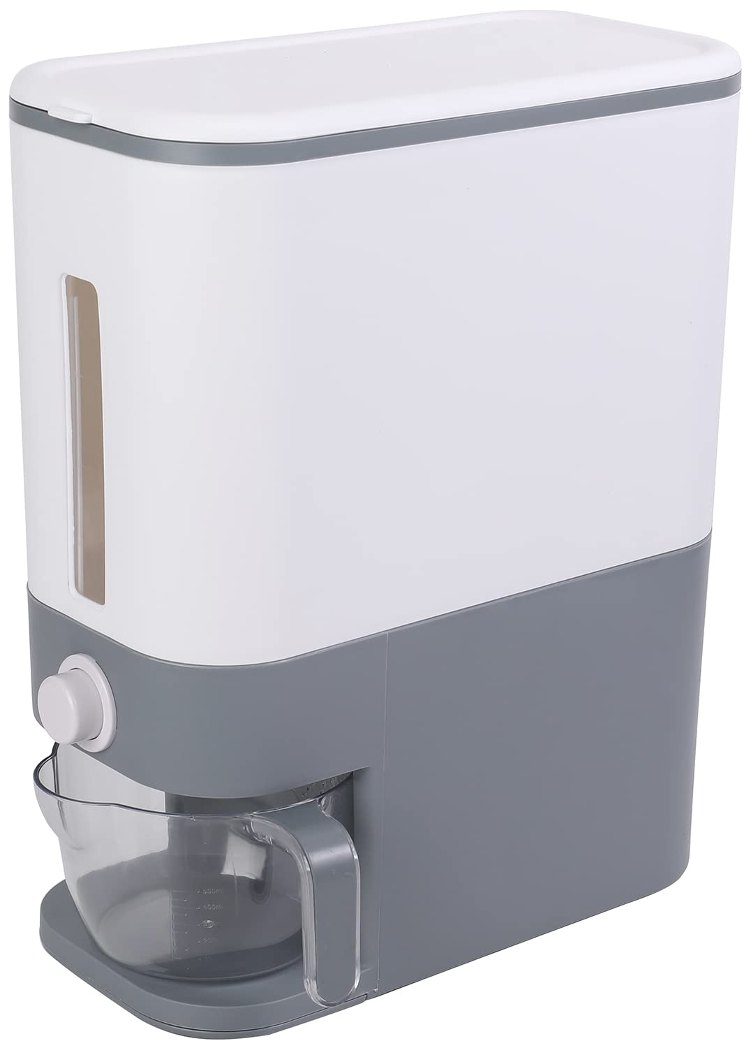 Sooyee 22 Lbs Rice Dispenser with Measuring CupLarge Rice Container Food Storage Containers for Rice CornSoybean & OatmealAirtight Moisture Proof